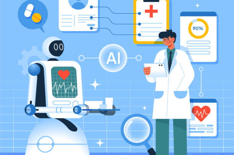AI at the heart of medicine, a risky bet? Overview of AI uses in healthcare