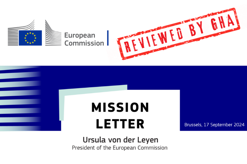 Where is human development in the mission letter to the INTPA Commissioner-designate?